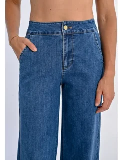 Pantalón vaquero, largo perneras anchas