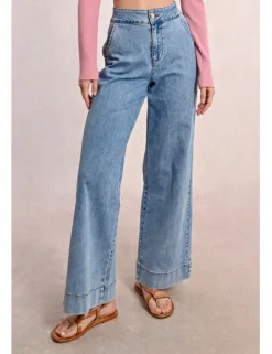 Pantalón vaquero, largo perneras anchas