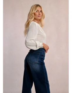 Pantalón vaquero perneras anchas