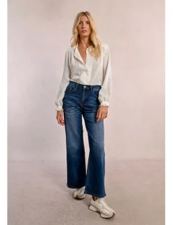 Pantalón vaquero perneras anchas