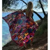 Pareo largo con estampado