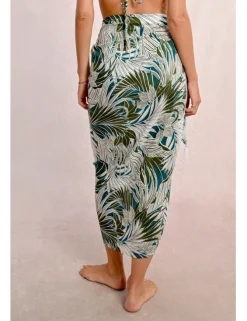 Pareo largo con estampado