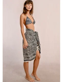 Pareo largo con estampado