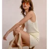 Short corto en tejido crochet