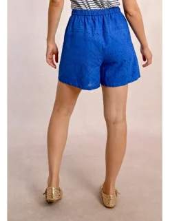 Short corto motivo paisley