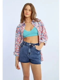 Short corto vaquero cinco bolsillos