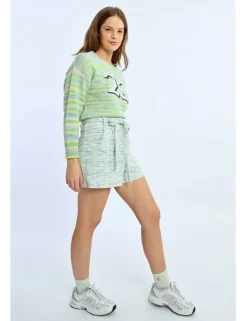 Short multicolor con lazada
