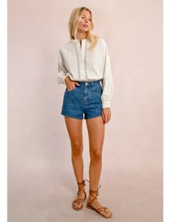 Short vaquero cinco bolsillos