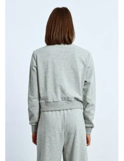 Sudadera de chándal detalle lunares