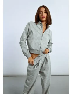 Sudadera de chándal detalle lunares