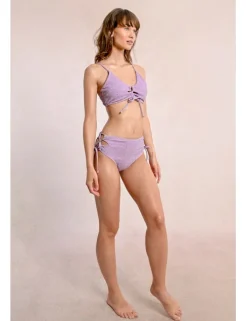 Top de bikini de tirantes escote tiras y lazada