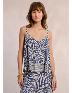 Top de tirantes con estampado