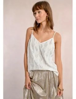 Top de tirantes detalle corazones