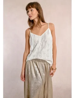 Top de tirantes detalle corazones