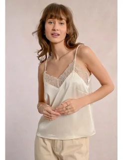 Top lencero de tirantes con encaje