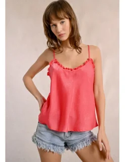 Top lencero de tirantes detalle volantes
