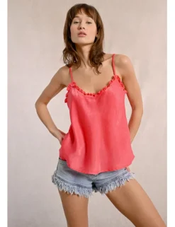 Top lencero de tirantes detalle volantes
