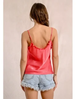 Top lencero de tirantes detalle volantes