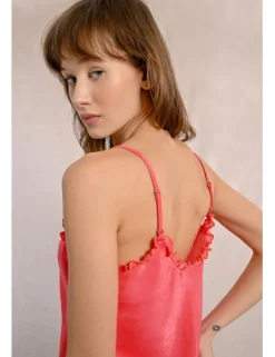 Top lencero de tirantes detalle volantes