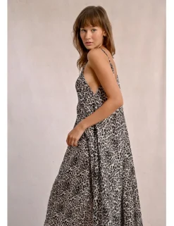 Vestido de tirantes con estampado