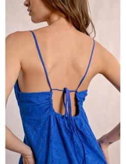Vestido largo de tirantes con motivo paisley